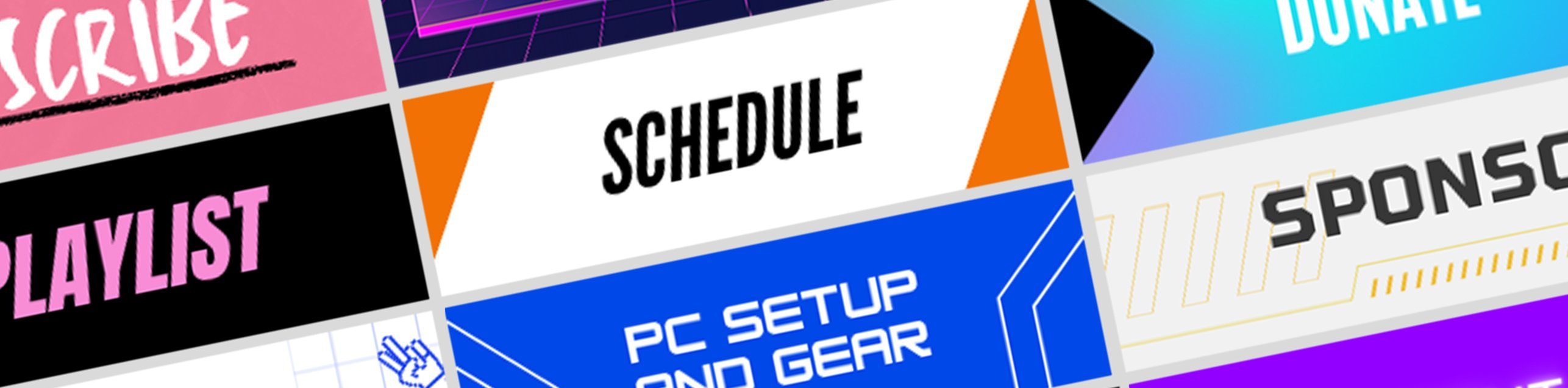 Twitch Panel Maker: Gestalte eigene Streaming Panels | Canva