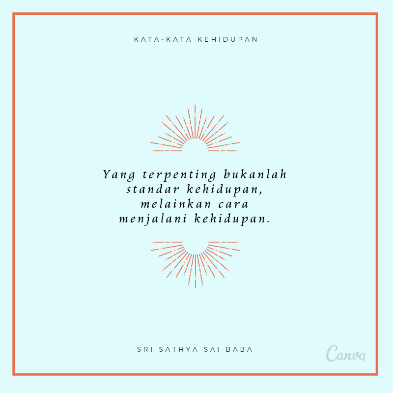 Kata Kata Kehidupan Paling Bijak Dengan Gambar Canva