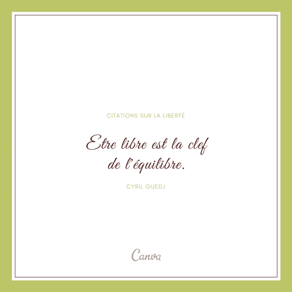Creez Des Citations Sur La Liberte Gratuitement Canva