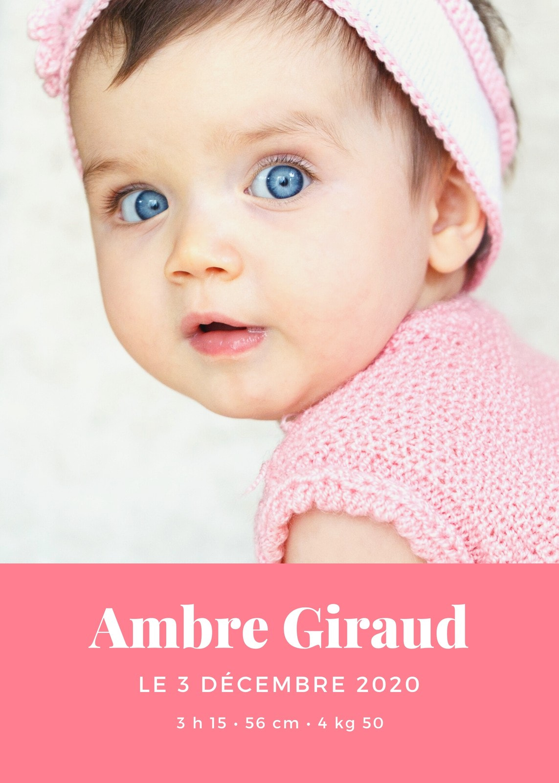 Createur De Faire Part De Naissance Gratuit Facile Canva