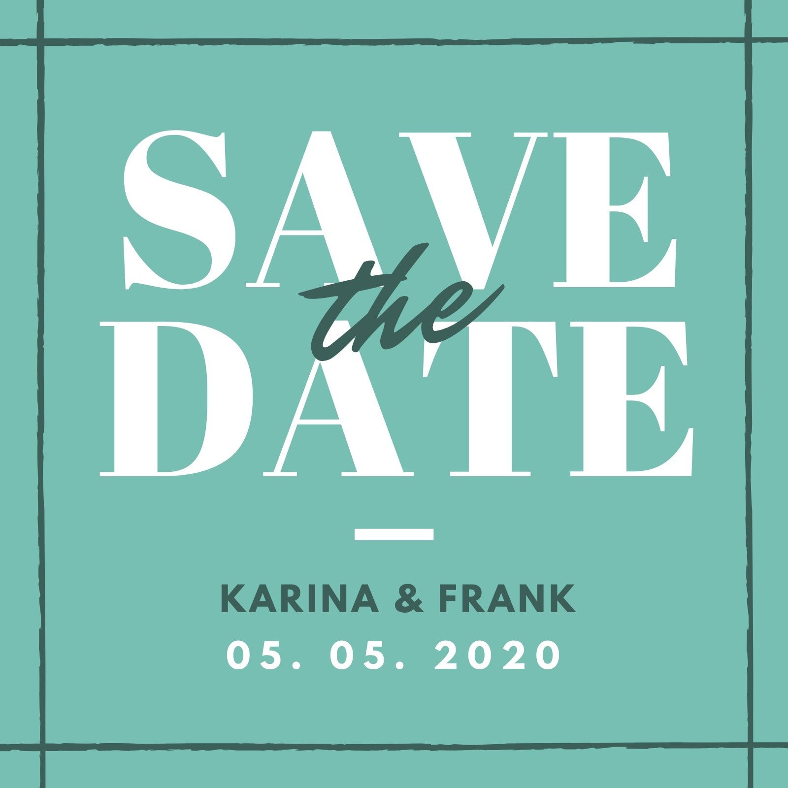 Gestalte selbst Save-the-Date-Karten  Canva Regarding Save The Date Flyer Template