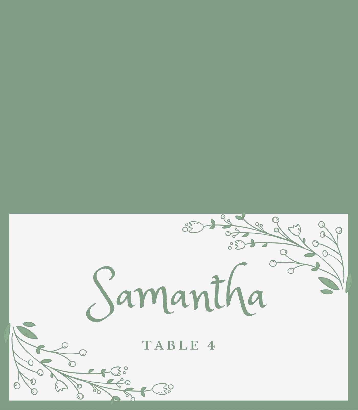 Free Online Place Cards Maker: Design a Custom Place Card in Canva With Table Place Card Template Free Download