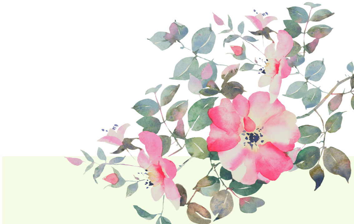 花のイラストでデザインを無料で作成 Canva