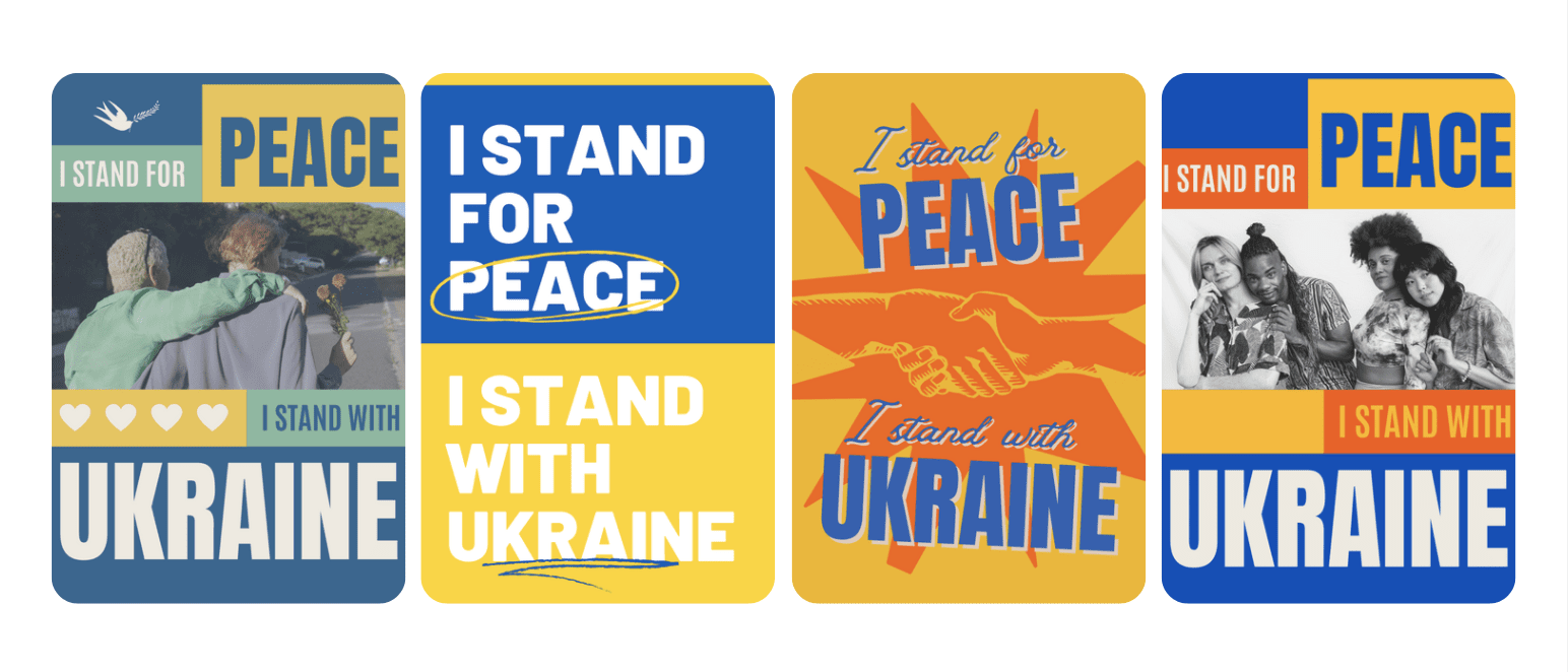 CANVA - Supporting Ukraine and Promoting Peace