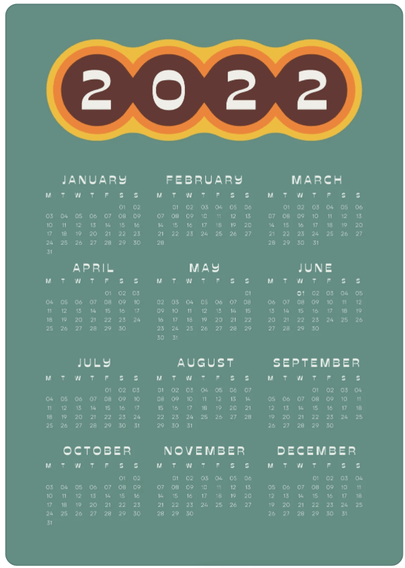 カレンダーをかわいい無料デザインテンプレートでおしゃれに作成 Pdfダウンロード 印刷できるアプリもご紹介