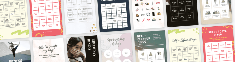 ビンゴカード作成 無料テンプレートでおしゃれなデザインが簡単に作れる Canva