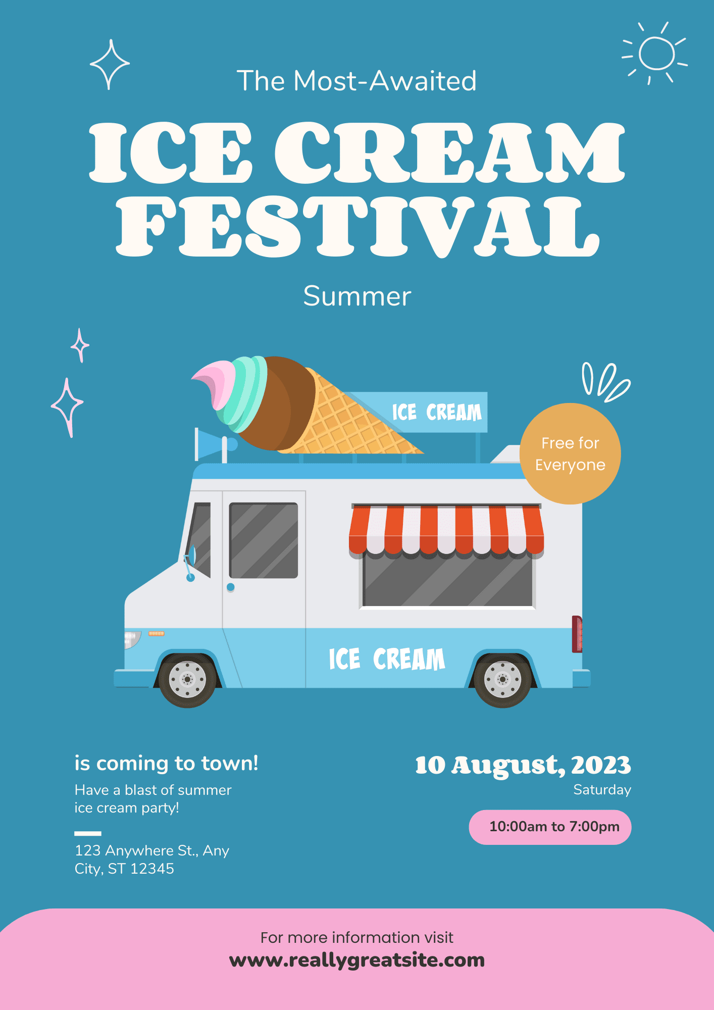 Design your own flyer and print it with Canva