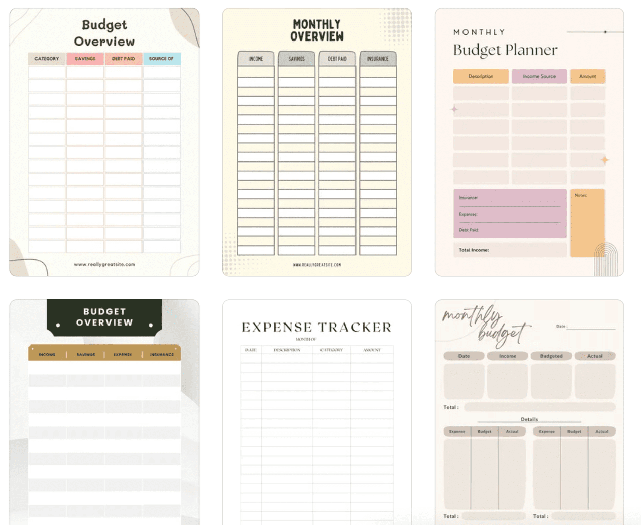 お小遣い帳作成 無料テンプレートでおしゃれなデザインが簡単に作れる Canva