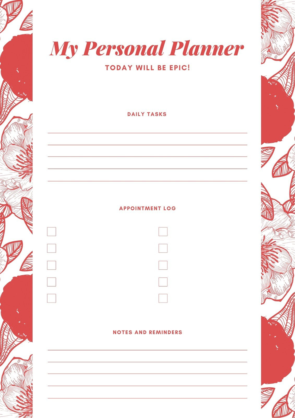 Free Online Planner Maker Create Your Own Planner Canva