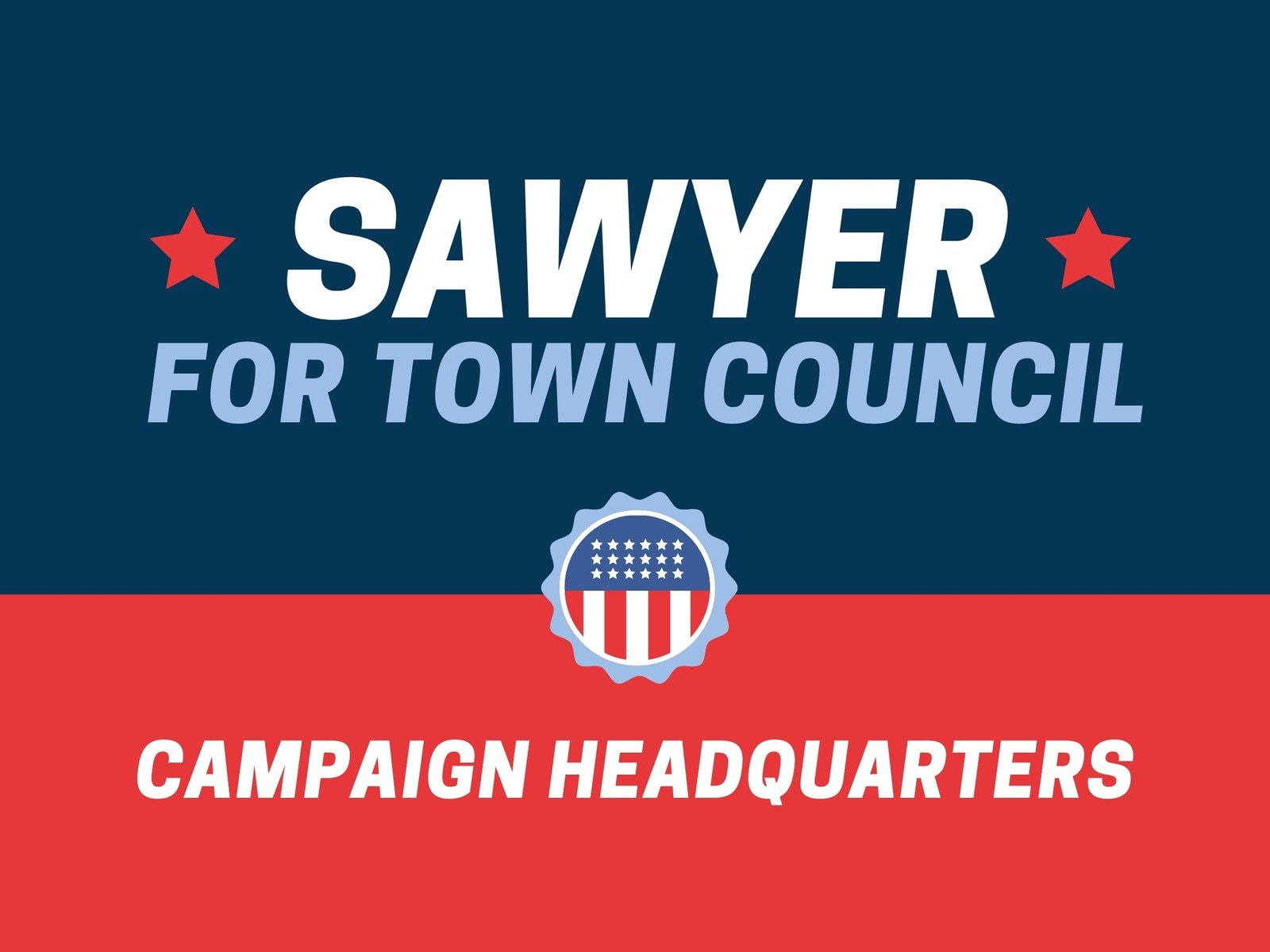 Create eyecatching yard signs for free Canva