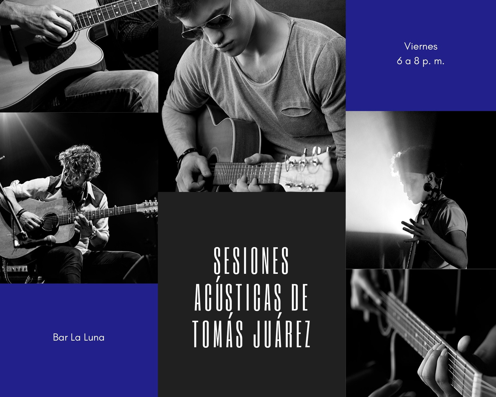 Crea un fabuloso collage de música gratis Canva