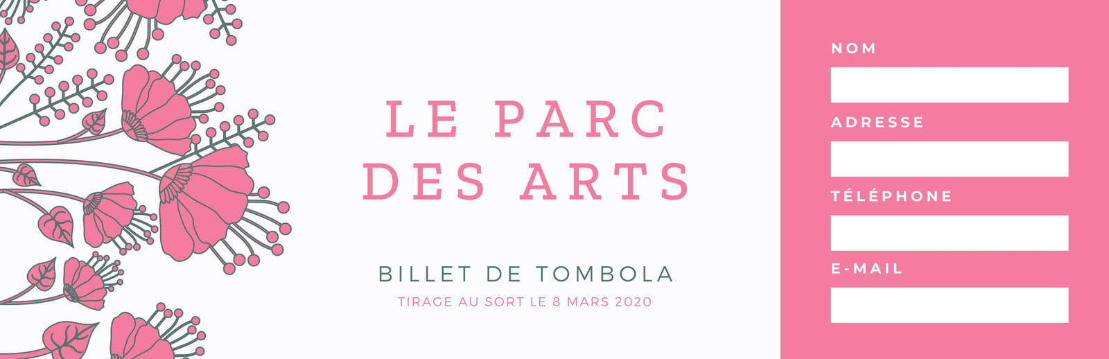 Ticket De Tombola A Imprimer Gratuit Theme Halloween Fabriquer des tickets de tombola - facile & gratuit | Canva