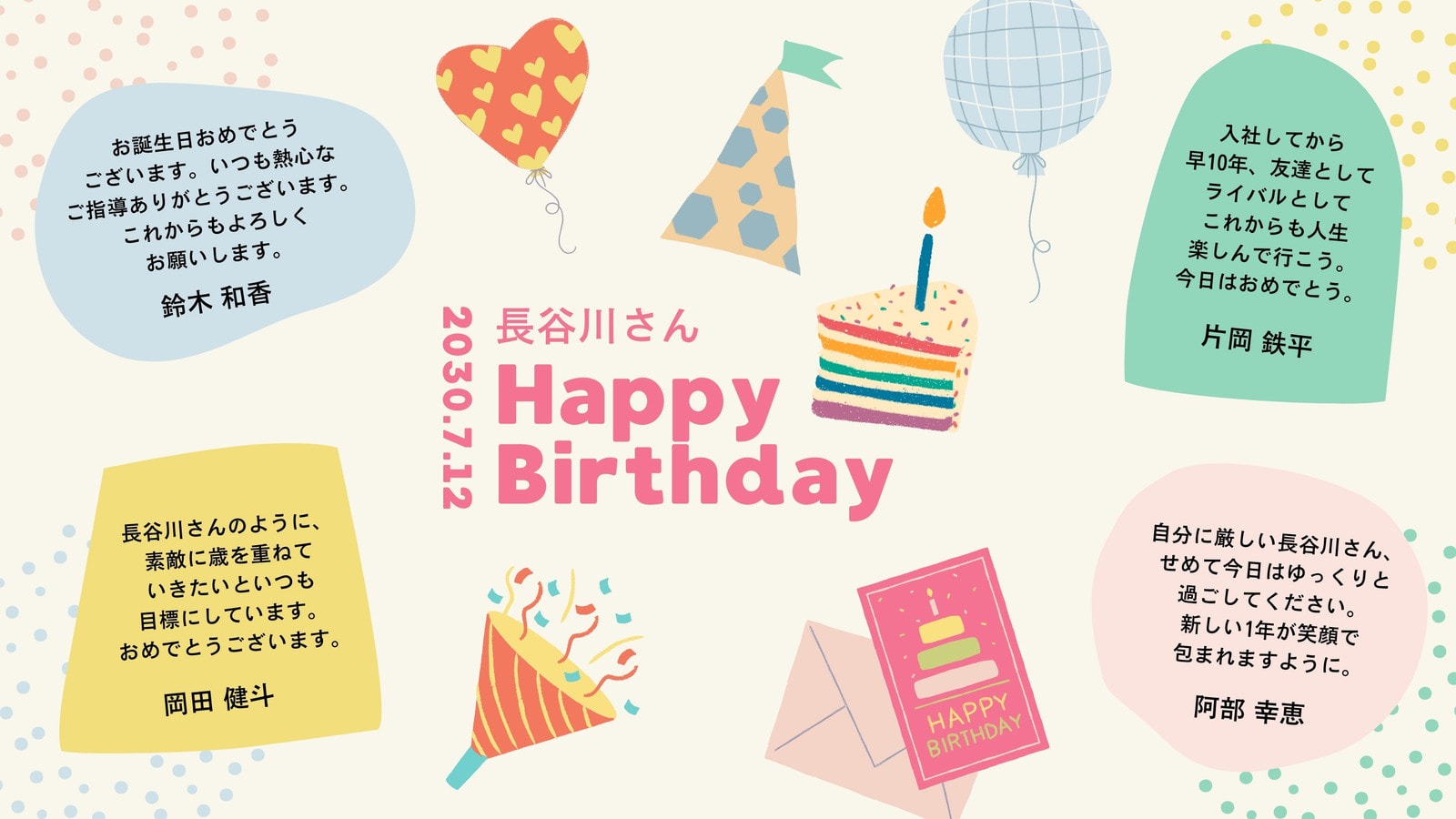 誕生日デザイン作成 無料テンプレートでおしゃれなバースデーデザインが簡単に作れる Canva