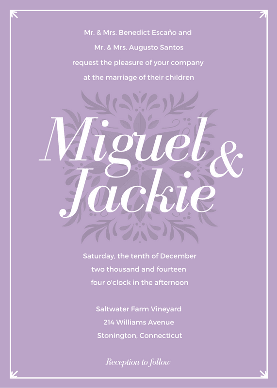 Wedding invitation size guide Canva's Design Wiki