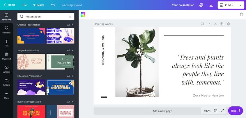 Plantillas en canva
