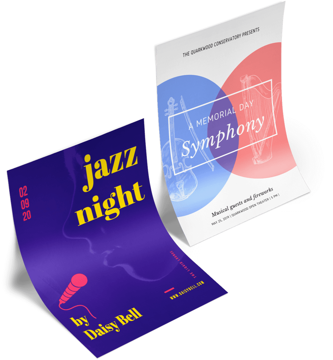 Crea e stampa poster originali online Canva