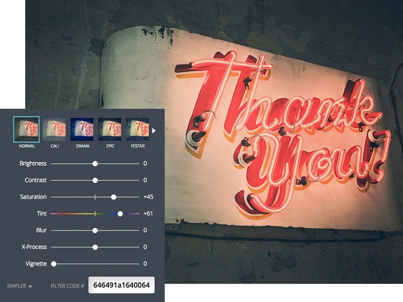 Filtres & effets photo en ligne sublimer vos images Canva